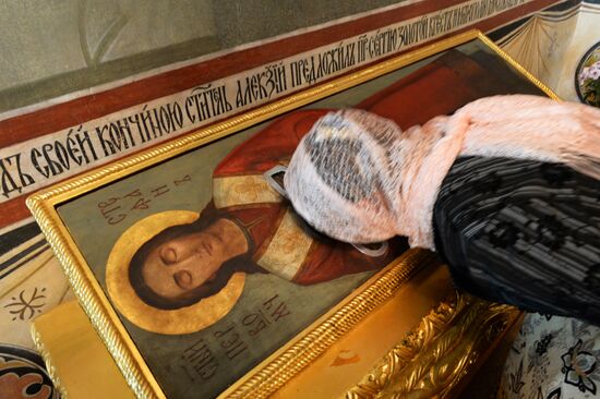 Подготовка к 700-летию Сергия Радонежского в Свято-Троицкой Сергиевой Лавре