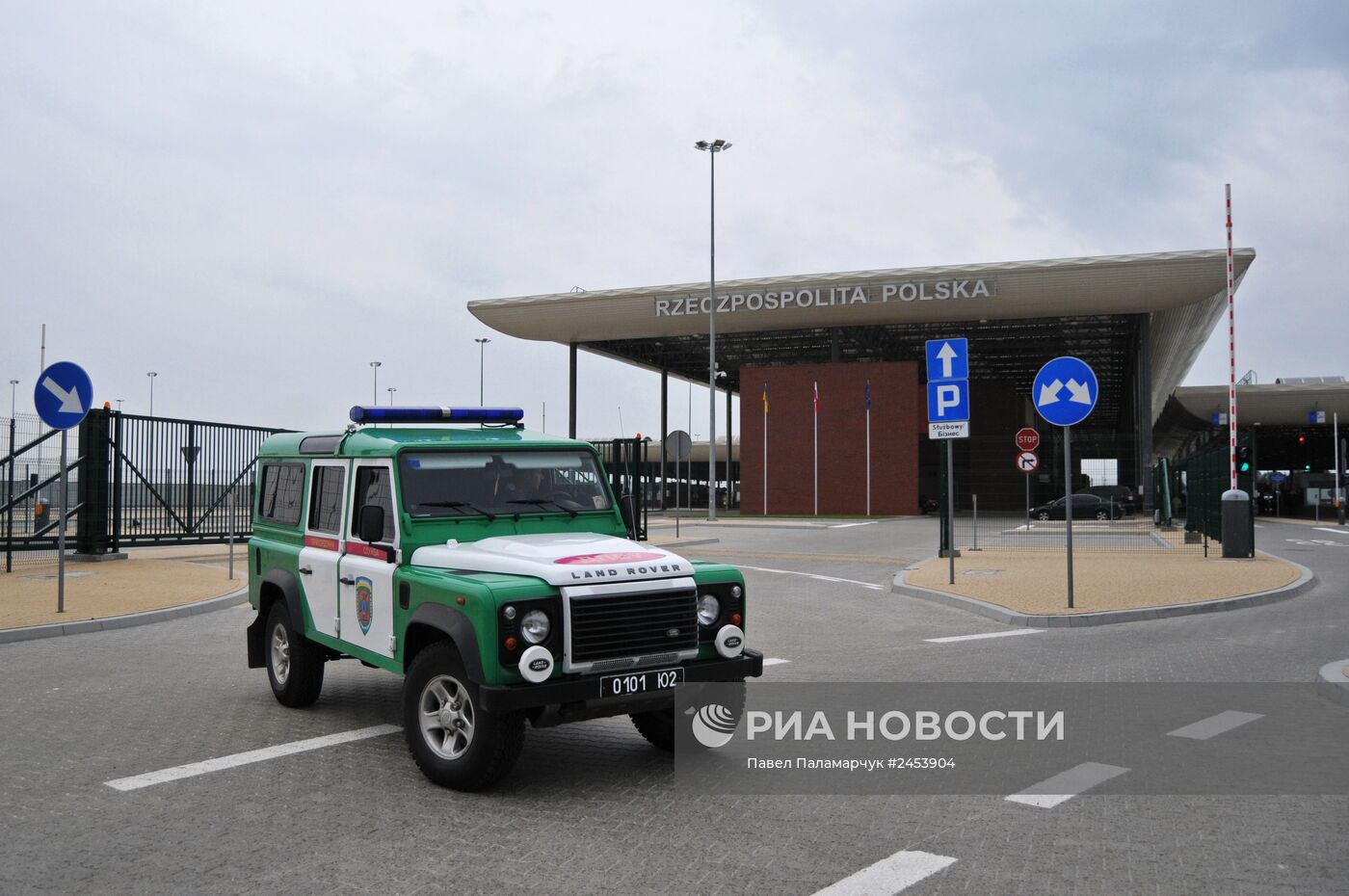 Международный пункт пропуска "Угринов-Долгобичув" на украинско-польском участке госграницы