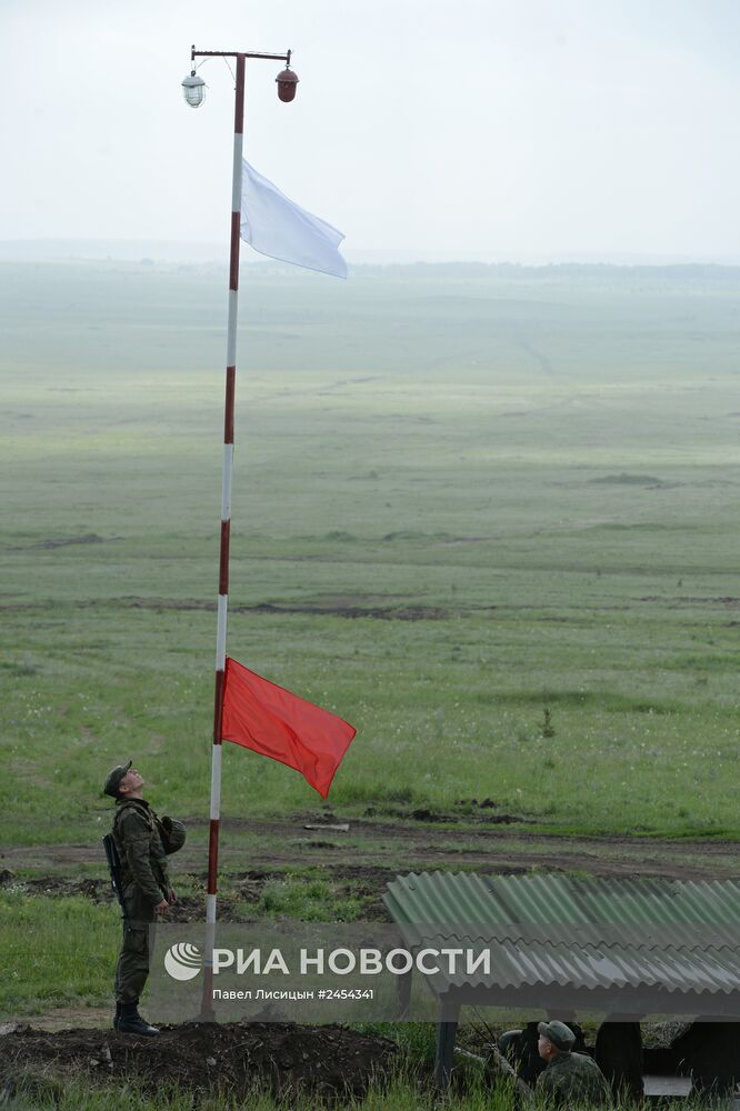 Учения войск Центрального военного округа на полигоне Чебаркуль