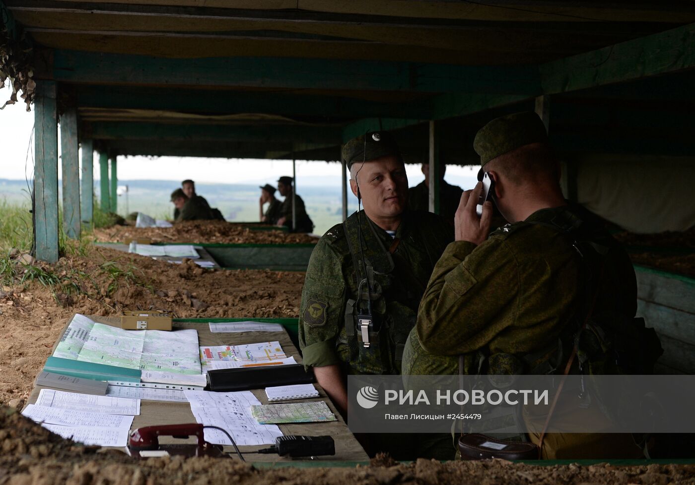Учения войск Центрального военного округа на полигоне Чебаркуль