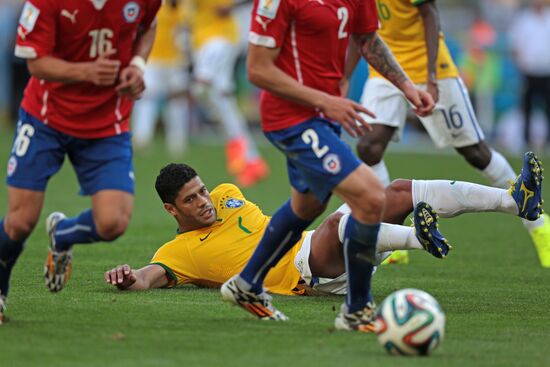 Футбол. Чемпионат мира - 2014. Матч Бразилия - Чили