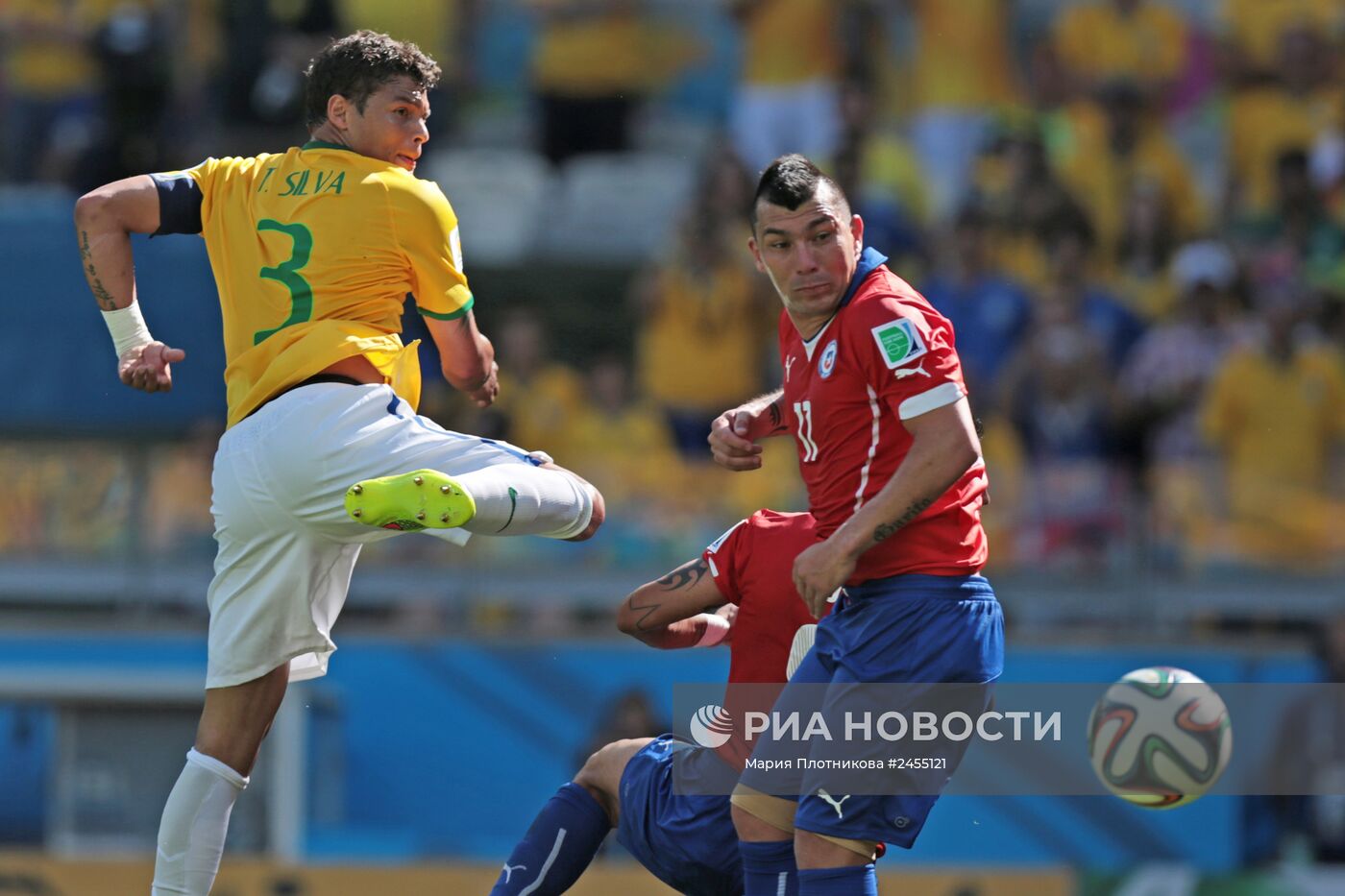 Футбол. Чемпионат мира - 2014. Матч Бразилия - Чили