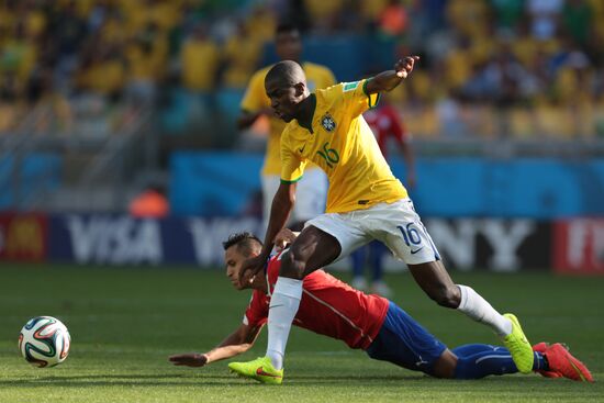 Футбол. Чемпионат мира - 2014. Матч Бразилия - Чили