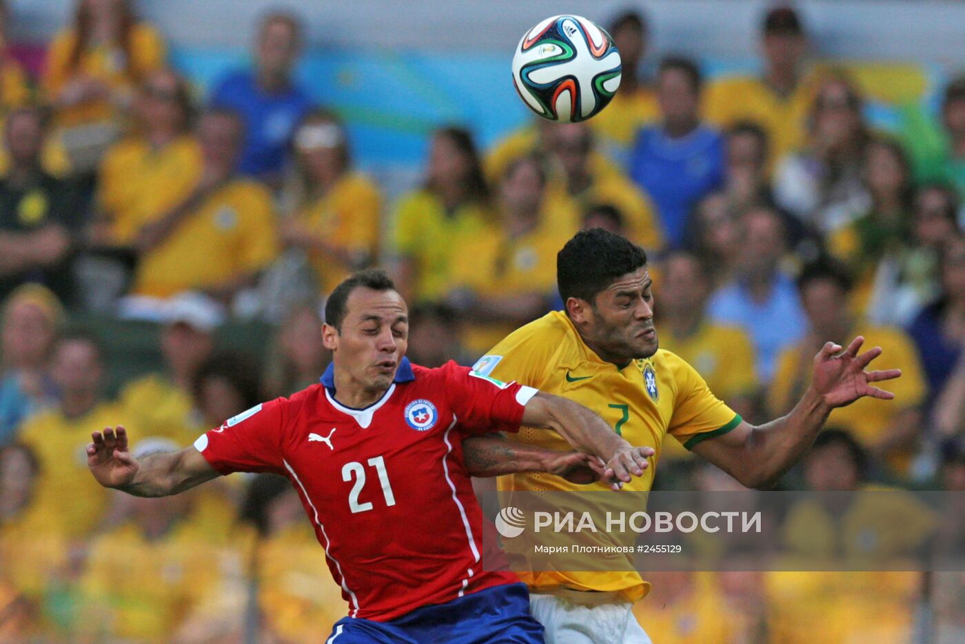 Футбол. Чемпионат мира - 2014. Матч Бразилия - Чили