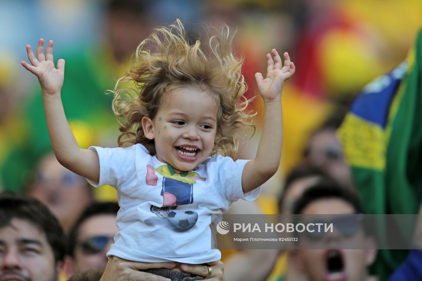 Футбол. Чемпионат мира - 2014. Матч Бразилия - Чили