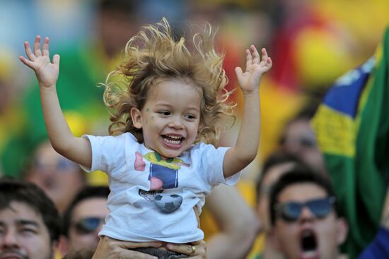Футбол. Чемпионат мира - 2014. Матч Бразилия - Чили
