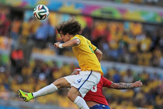 Футбол. Чемпионат мира - 2014. Матч Бразилия - Чили