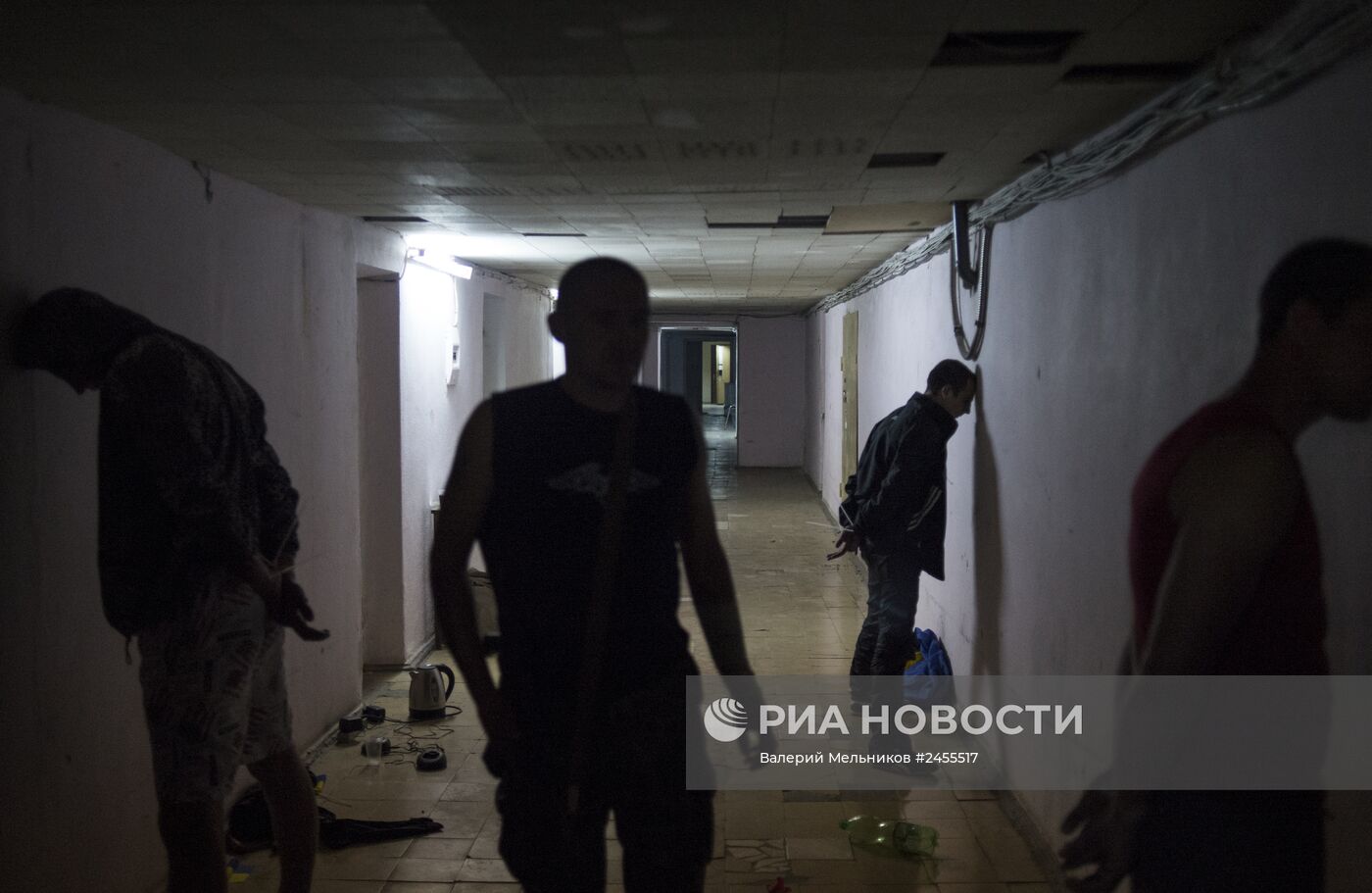 Группа быстрого реагирования народного ополчения в Луганске