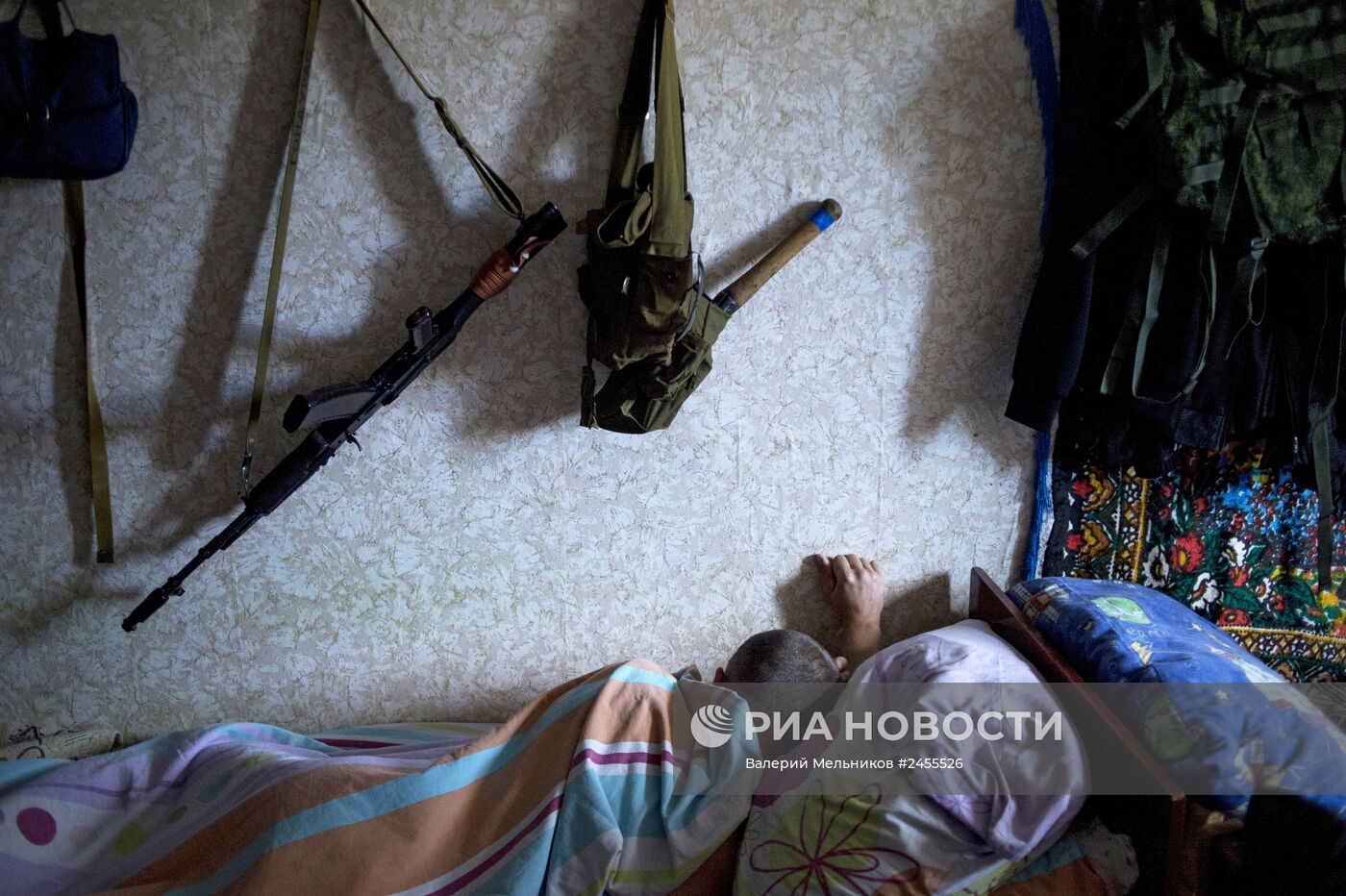 Группа быстрого реагирования народного ополчения в Луганске