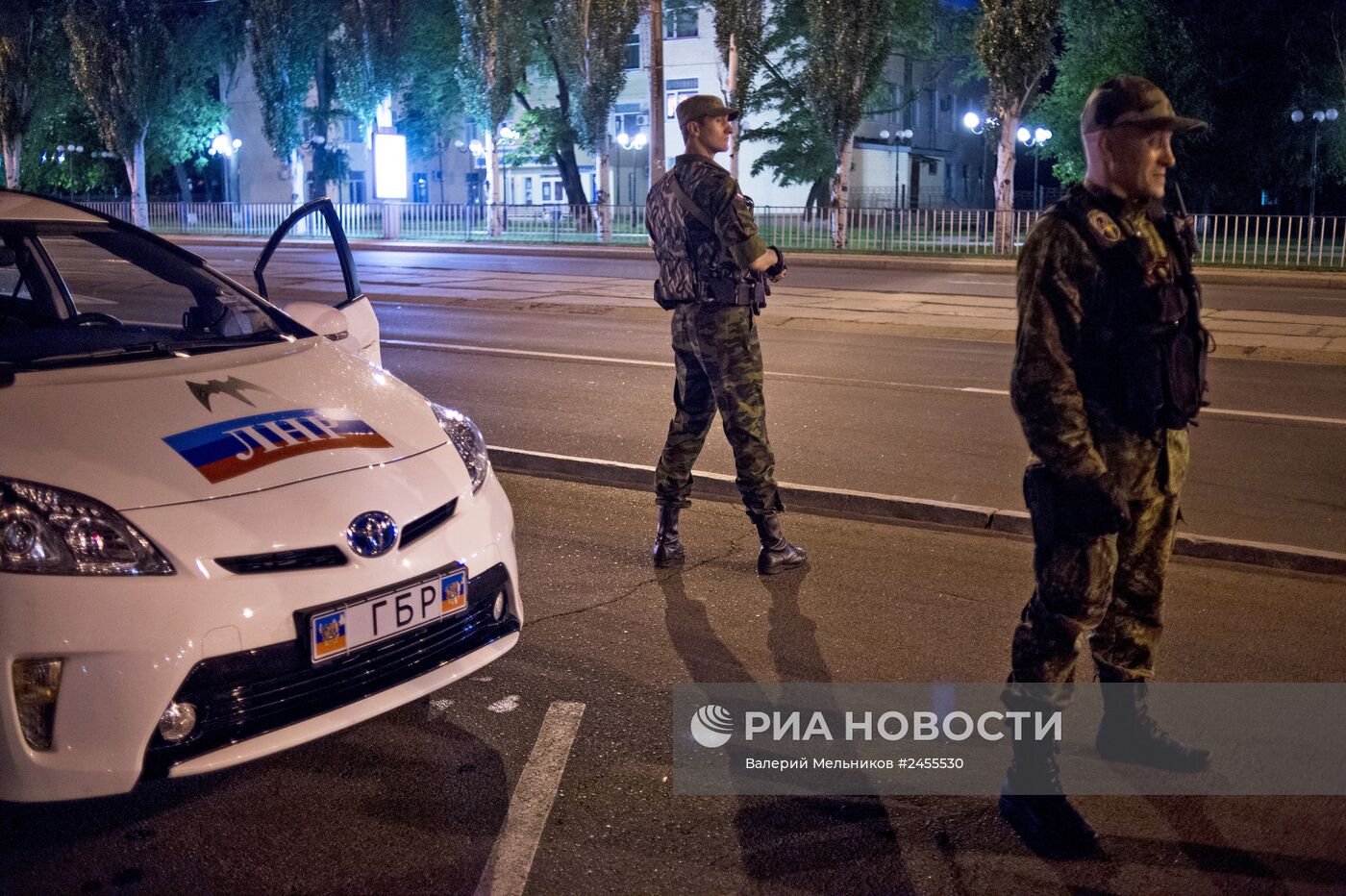 Группа быстрого реагирования народного ополчения в Луганске