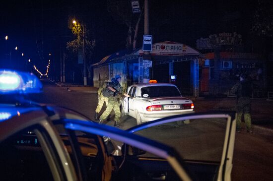Группа быстрого реагирования народного ополчения в Луганске