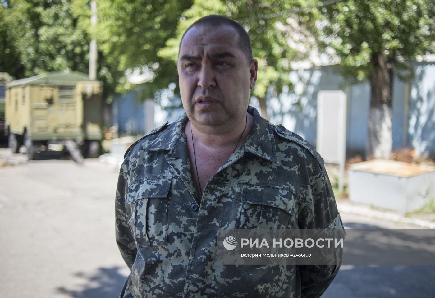 Министр обороны Луганской народной республики Игорь Плотницкий