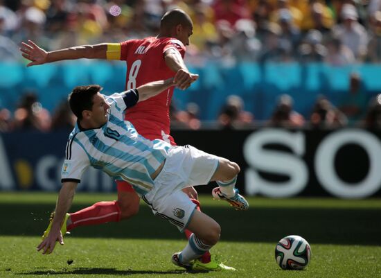 Футбол. Чемпионат мира 2014. Матч Аргентина-Швейцария
