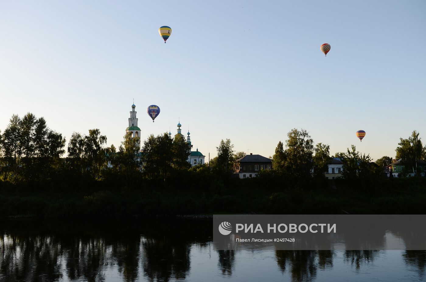 Фестиваль воздухоплавателей "Небесная ярмарка" в Пермском крае