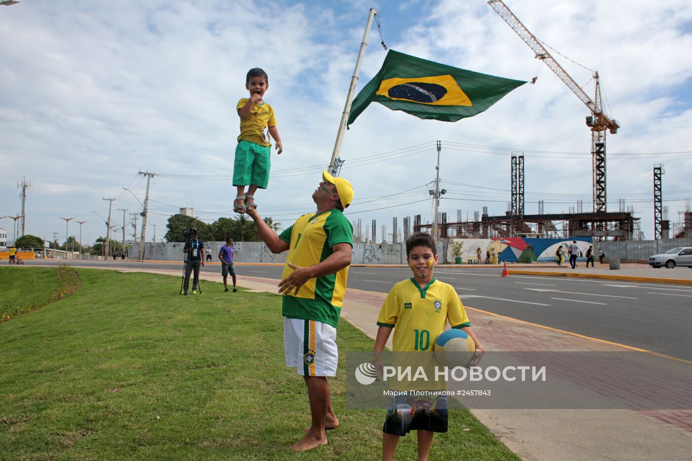 Футбол. Чемпионат мира - 2014. Матч Бразилия - Колумбия