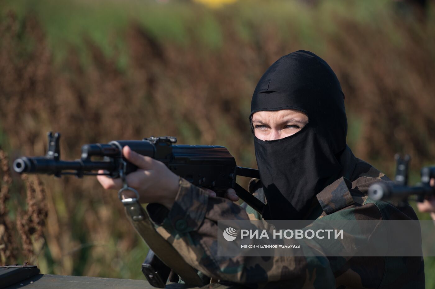 Женское подразделение батальона "Русь" в Донецке