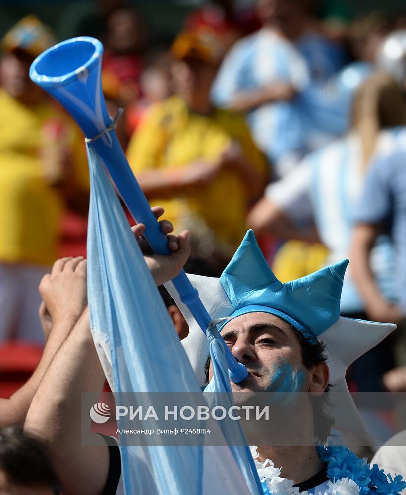 Футбол. Чемпионат мира - 2014. Матч Аргентина - Бельгия