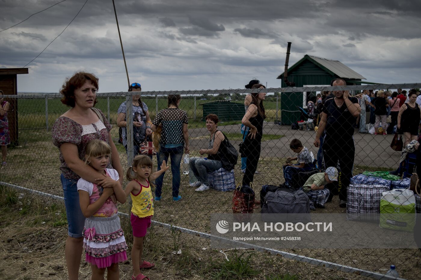 Беженцы в Луганской области