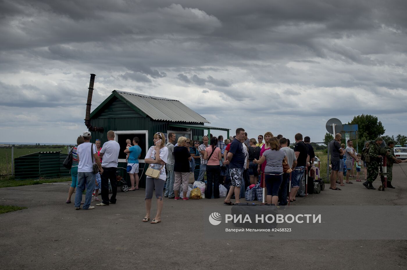 Беженцы в Луганской области