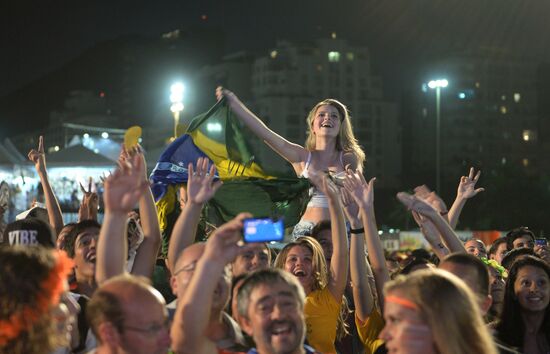 Фан-зона чемпионата мира по футболу 2014 в Рио-де-Жанейро