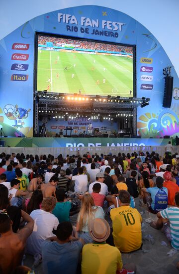 Фан-зона чемпионата мира по футболу 2014 в Рио-де-Жанейро