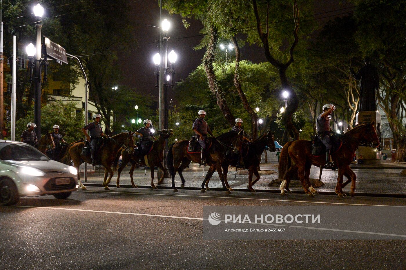 Сан-Паулу после матча Бразилия-Германия