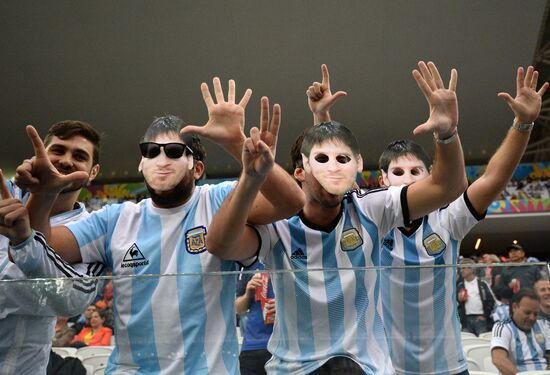 Футбол. Чемпионат мира - 2014. Матч Нидерланды - Аргентина