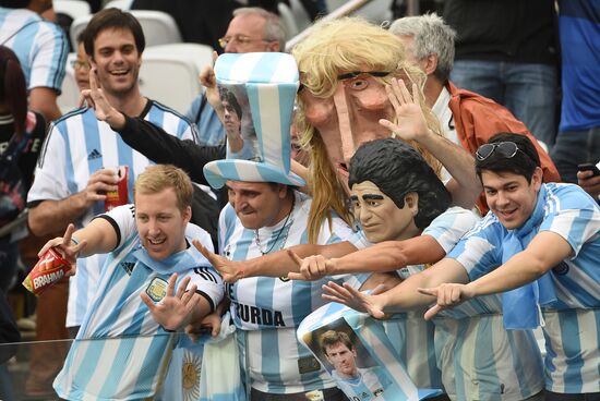 Футбол. Чемпионат мира - 2014. Матч Нидерланды - Аргентина