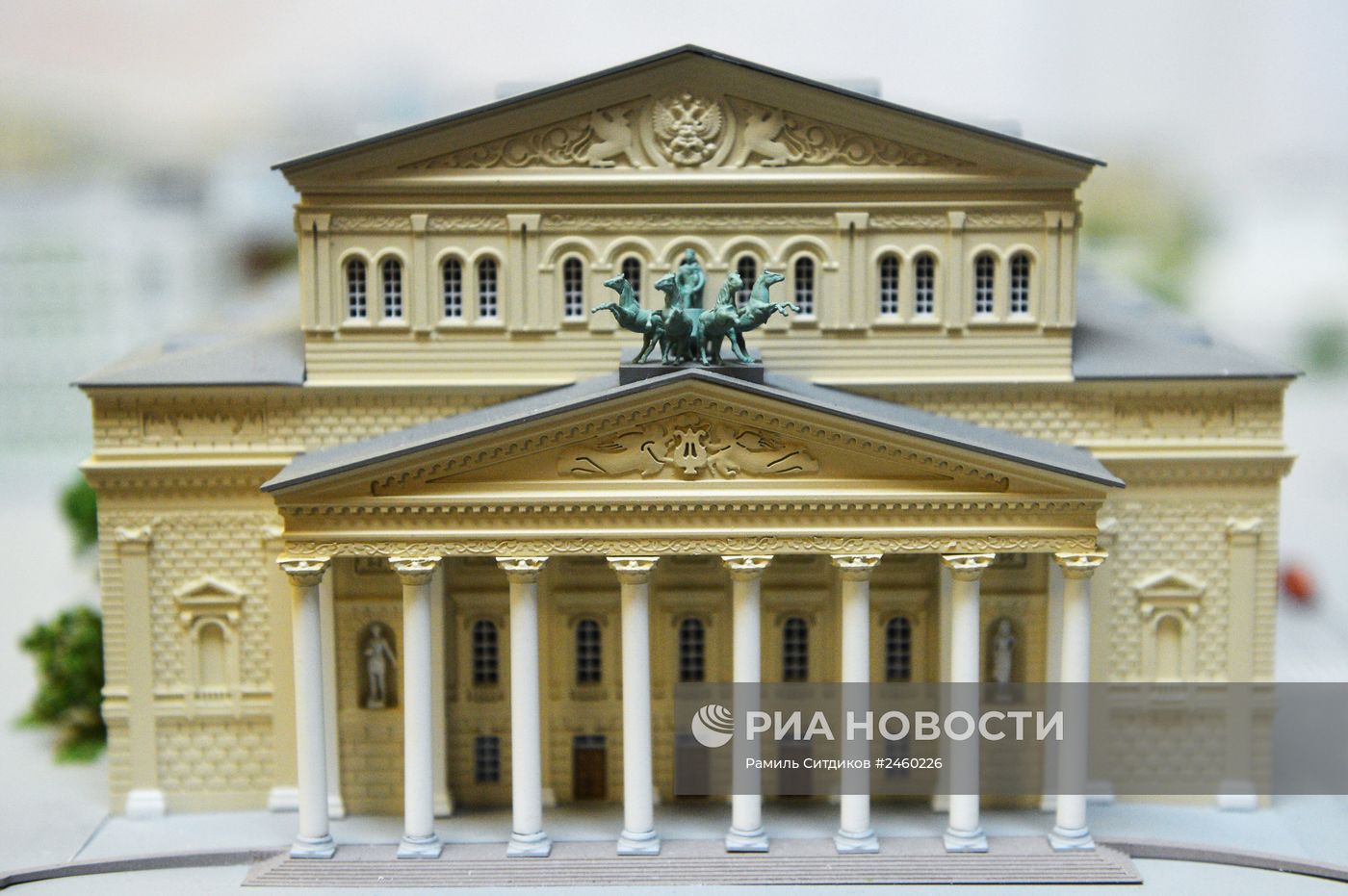 Демонстрация макета города Москвы