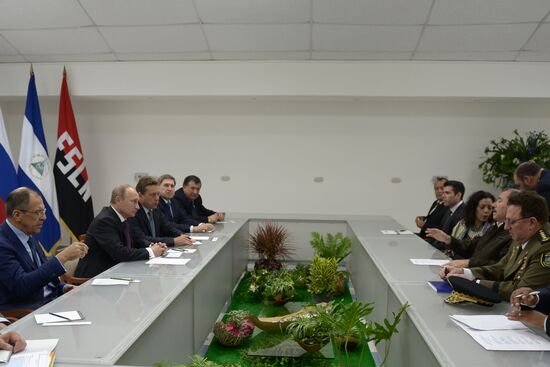 В.Путин посетил Никарагуа