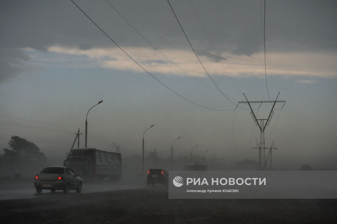 Гроза в Новосибирске