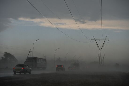 Гроза в Новосибирске