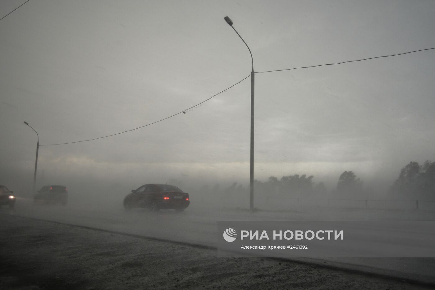 Гроза в Новосибирске