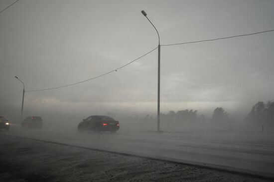 Гроза в Новосибирске
