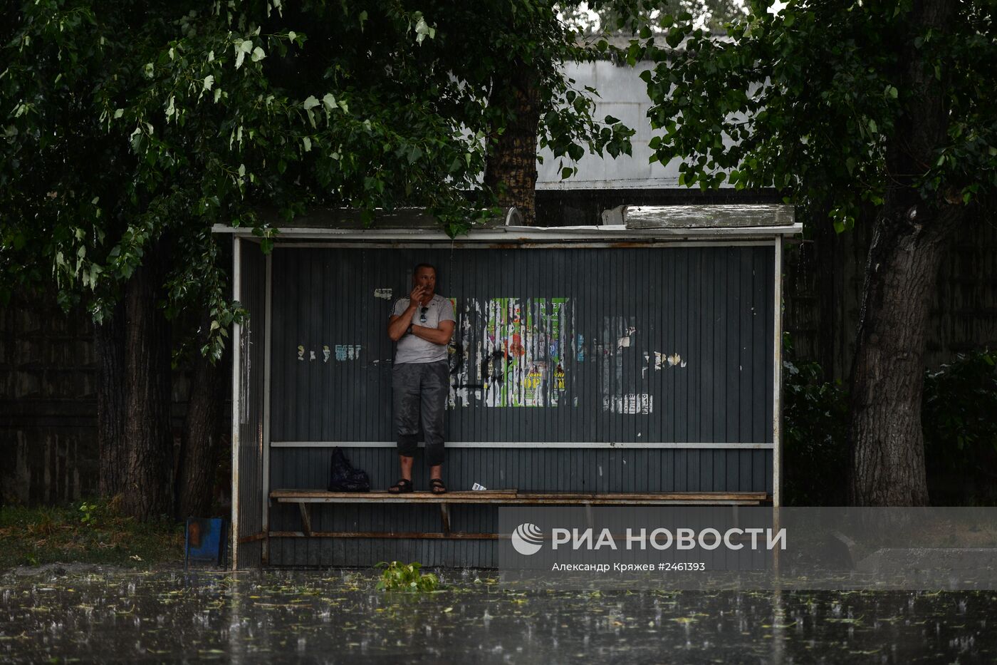 Гроза в Новосибирске