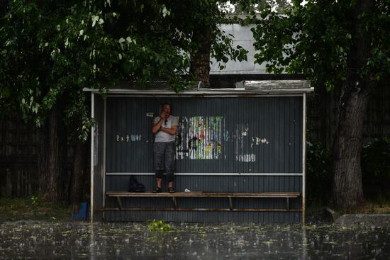 Гроза в Новосибирске
