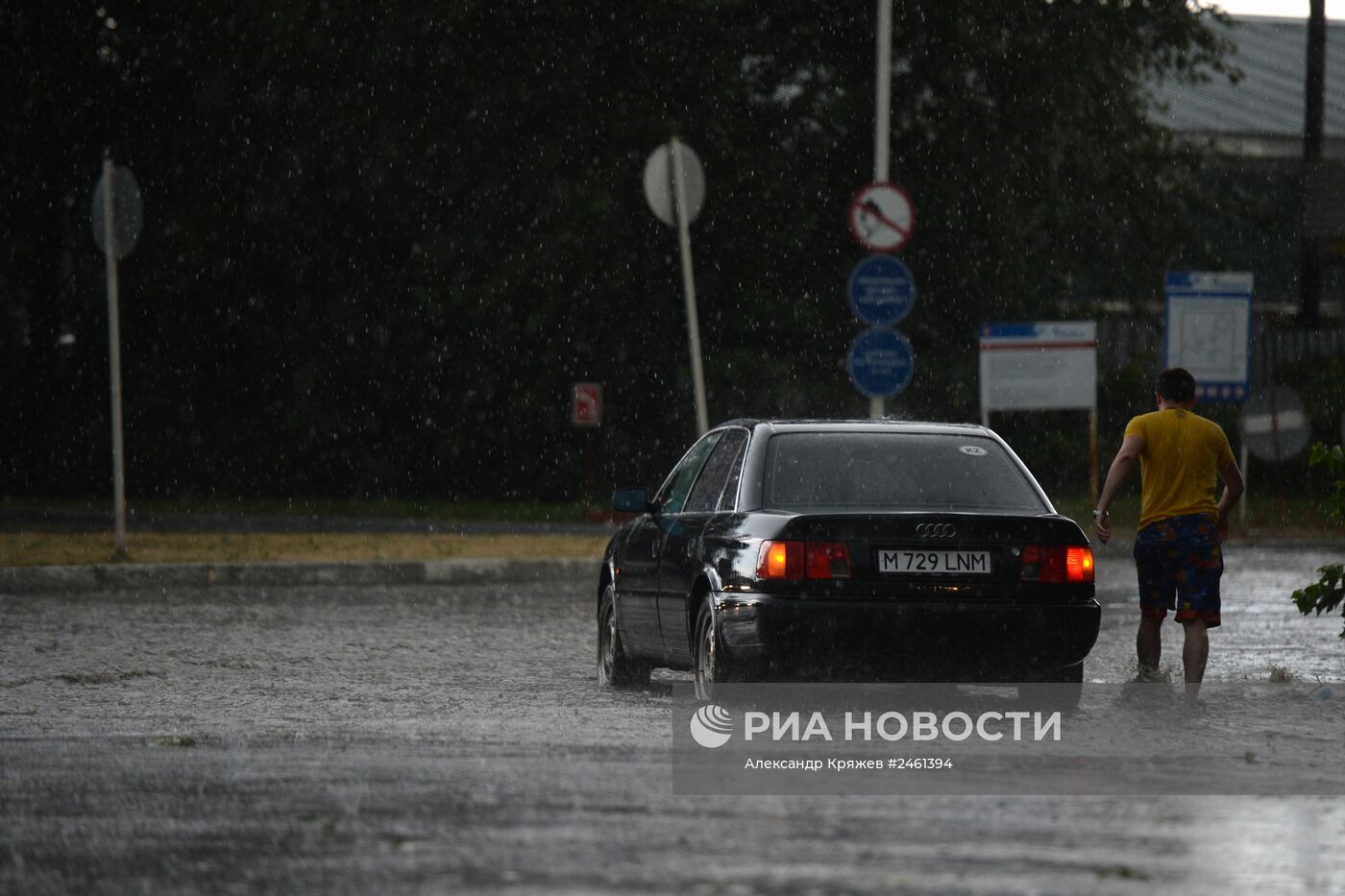 Гроза в Новосибирске