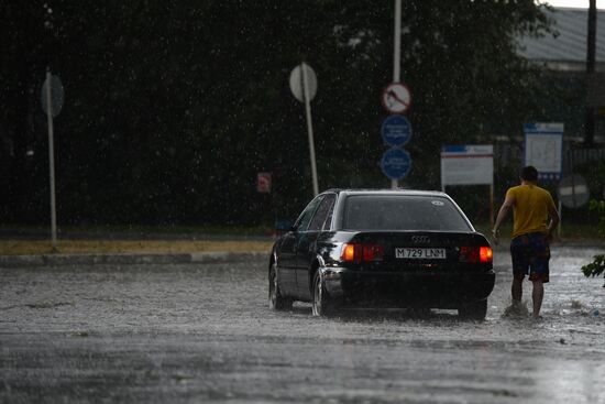 Гроза в Новосибирске