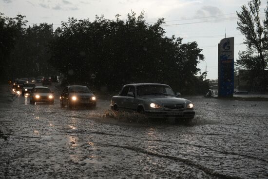 Гроза в Новосибирске