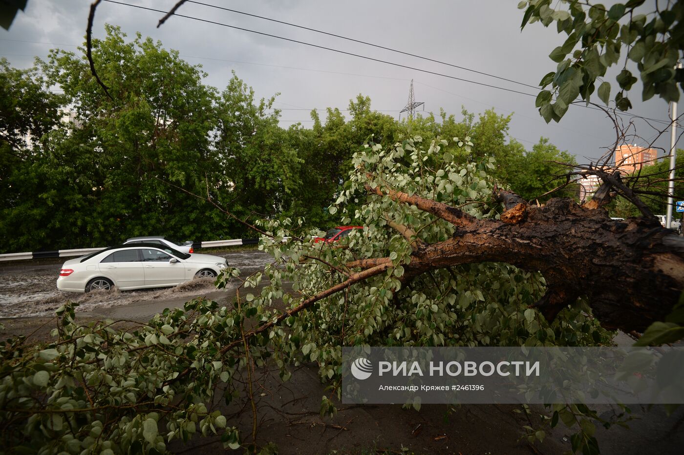 Гроза в Новосибирске