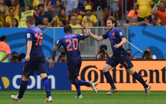 Футбол. Чемпионат мира - 2014. Матч за третье место. Бразилия - Нидерланды