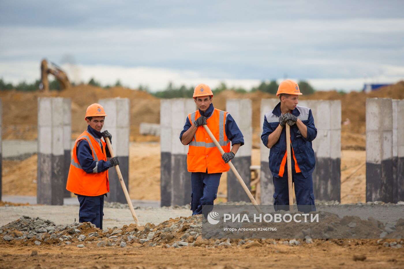 Студенческие отряды на строительстве космодрома "Восточный"