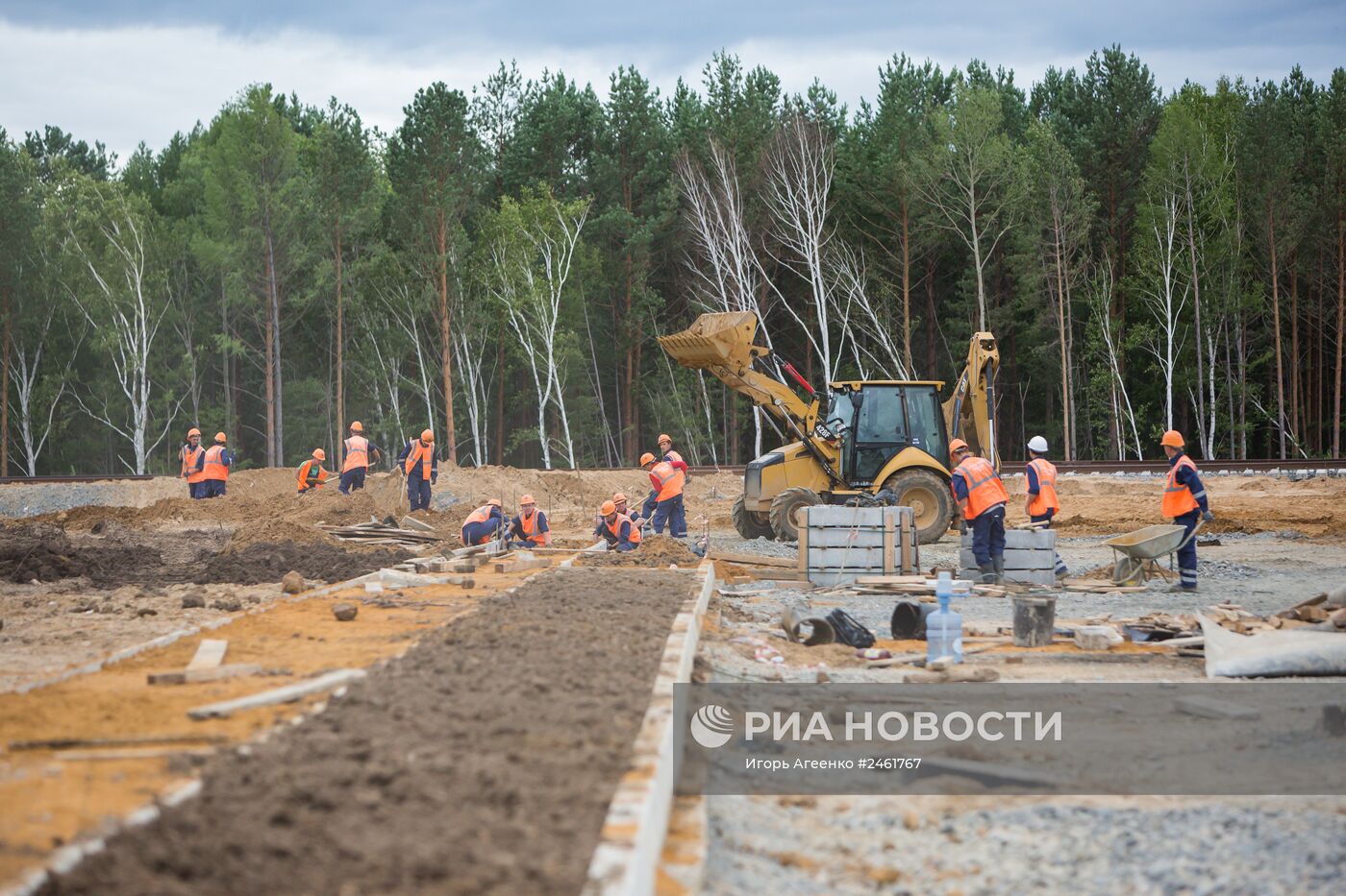 Студенческие отряды на строительстве космодрома "Восточный"