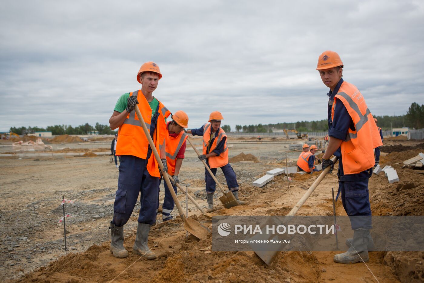 Студенческие отряды на строительстве космодрома "Восточный"