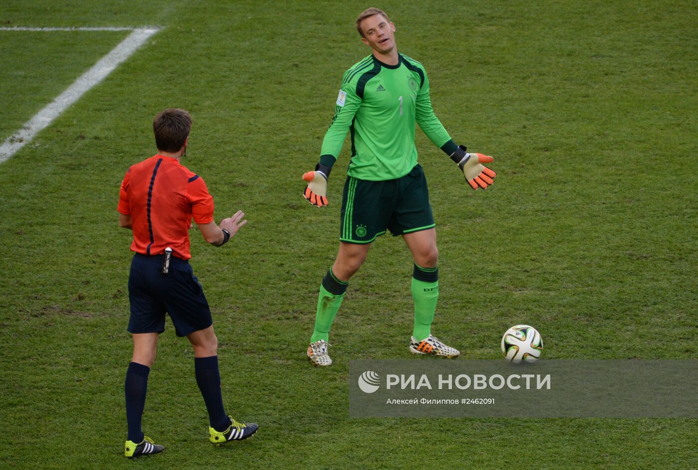 Футбол. Чемпионат мира - 2014. Финальный матч. Германия - Аргентина