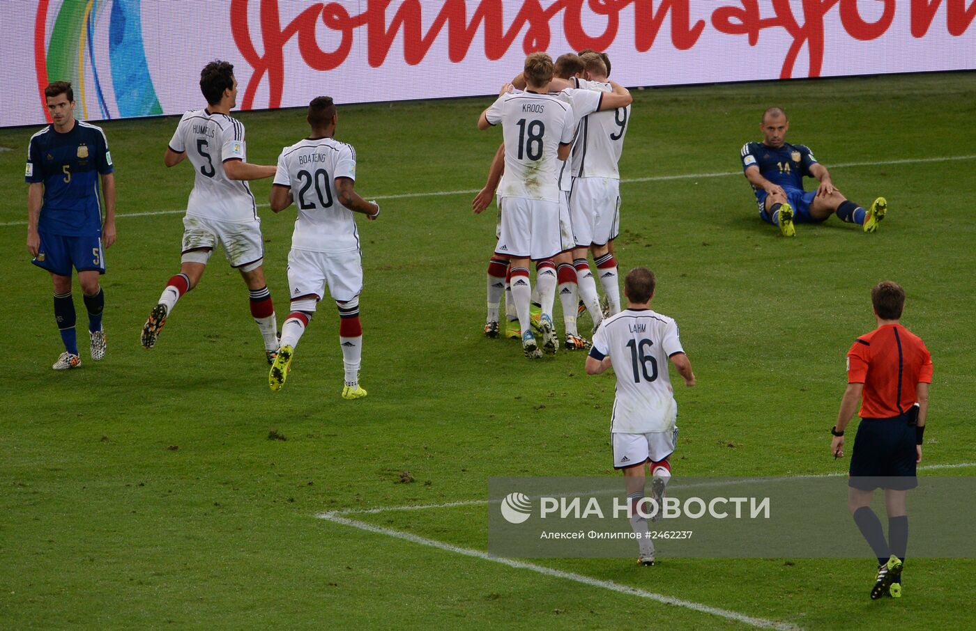 Футбол. Чемпионат мира - 2014. Финальный матч. Германия - Аргентина