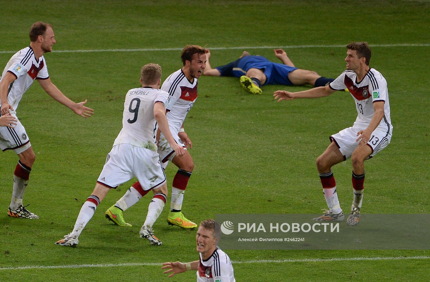 Футбол. Чемпионат мира - 2014. Финальный матч. Германия - Аргентина