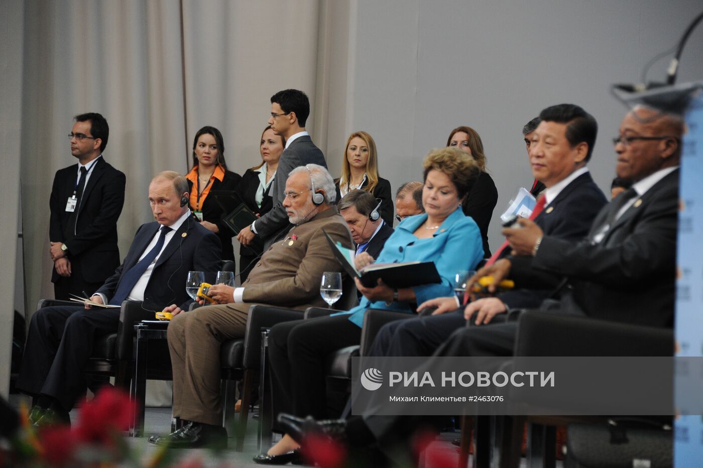 Официальный визит В.Путина в Бразилию. День третий