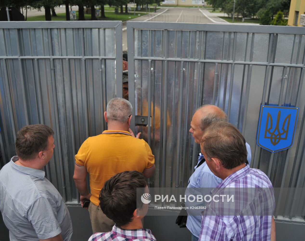 Пикет во Львове родителей и родственников военнослужащих, участвующих в спецоперации на востоке Украины