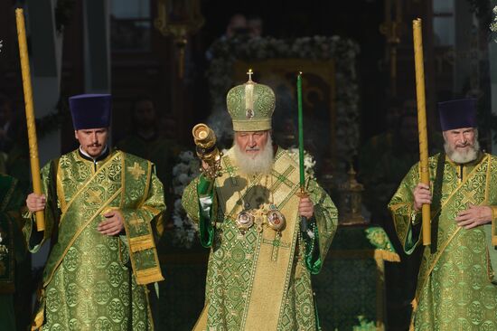 Торжества, посвященные 700-летию со дня рождения преподобного Сергия Радонежского. День второй